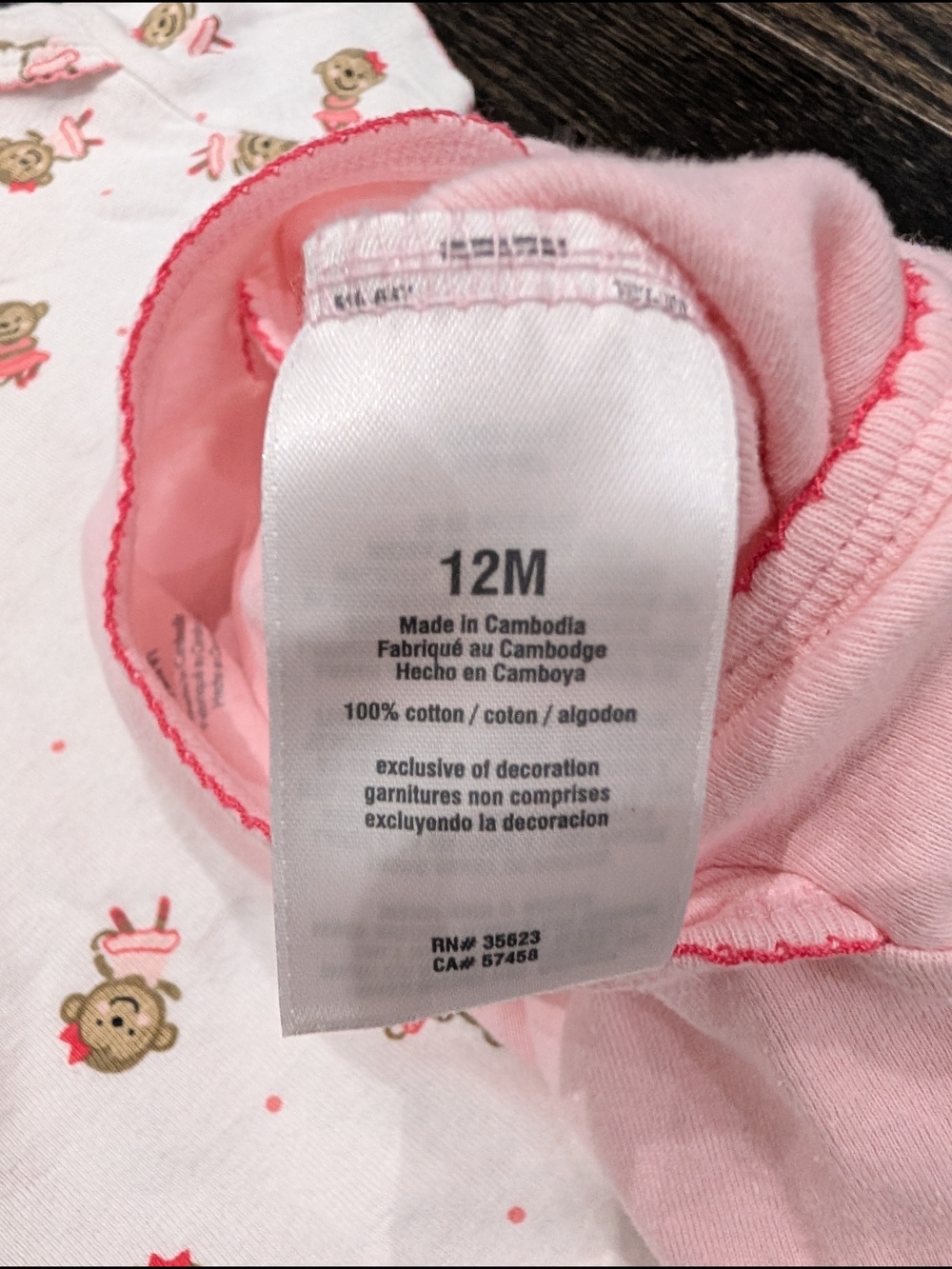 5/$35 Just One You by Carter’s Baby Bodysuits – 2-Pack – 12M – Cotton - Picture 3 of 4